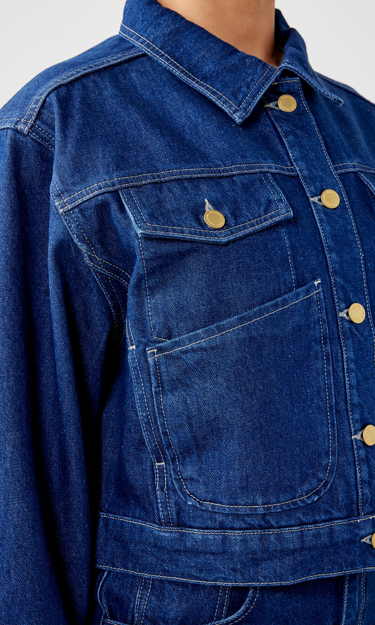 Ms. Cali Oversized Crop Cargo Jacket