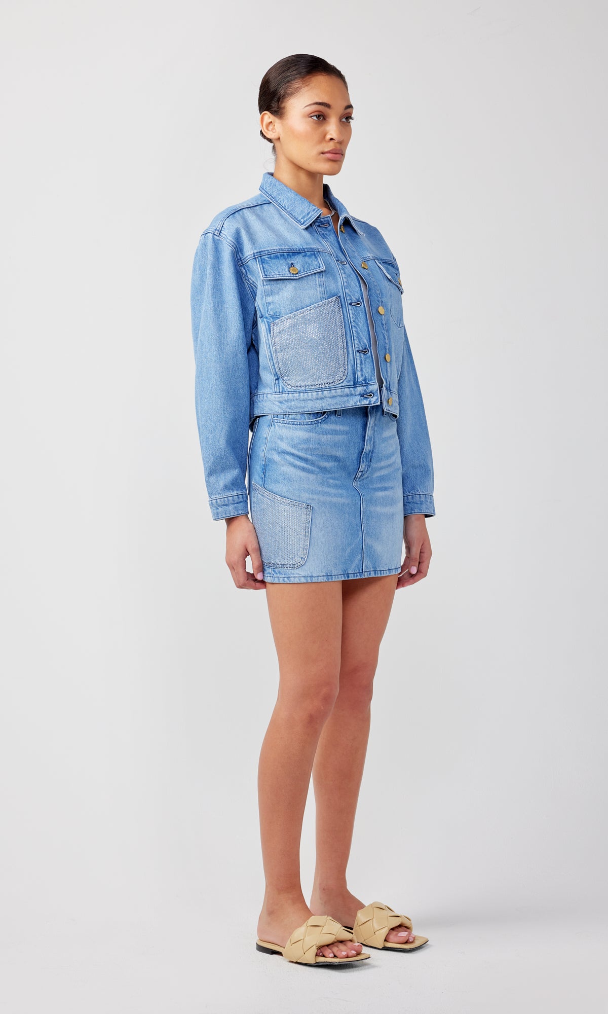 Ms. Cali Oversized Crop Cargo Jacket