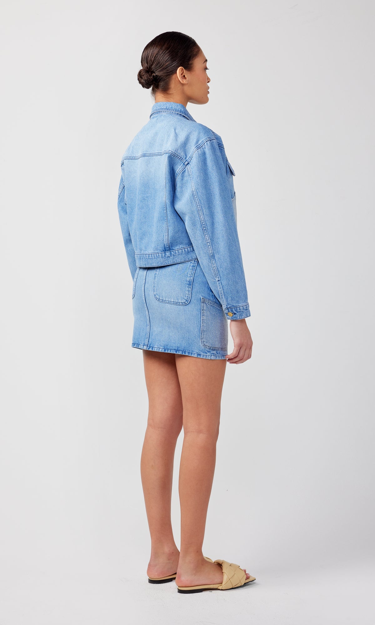 Ms. Cali Oversized Crop Cargo Jacket