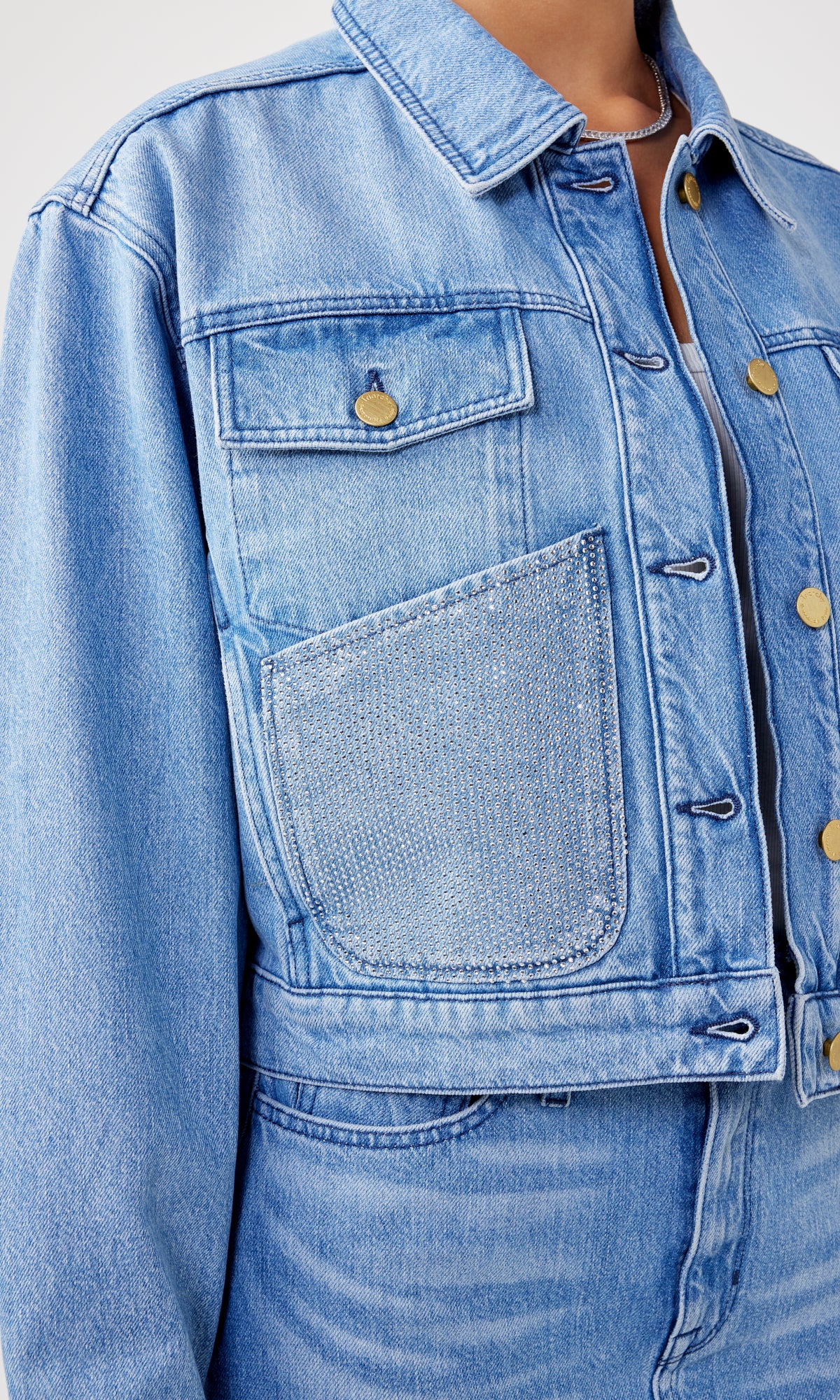 Ms. Cali Oversized Crop Cargo Jacket