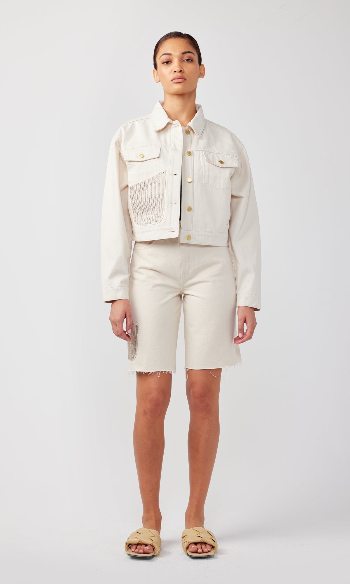 Ms. Cali Oversized Crop Cargo Jacket