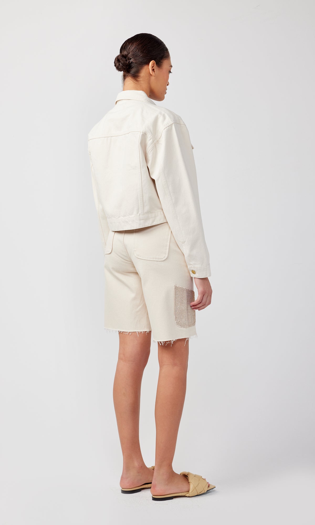 Ms. Cali Oversized Crop Cargo Jacket