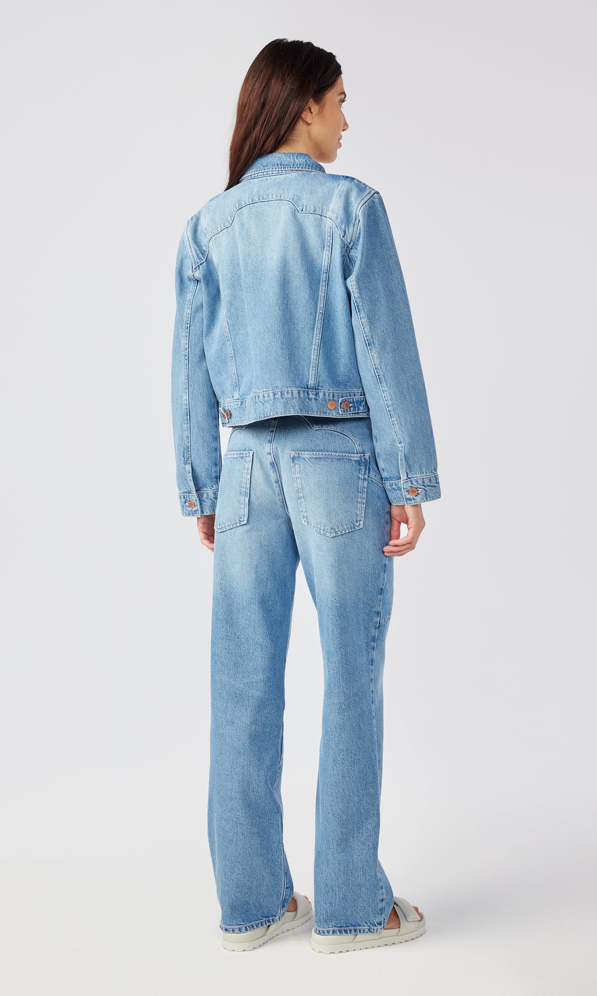 Ms. Ciela Cloud Stitch Trucker Jacket