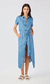 Ms. Sloan Short Sleeve Denim Dress