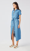 Ms. Sloan Short Sleeve Denim Dress