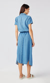 Ms. Sloan Short Sleeve Denim Dress