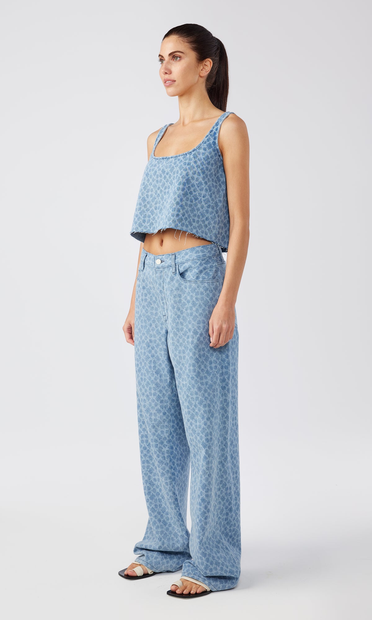 Ms. Harlow Denim Tank Top