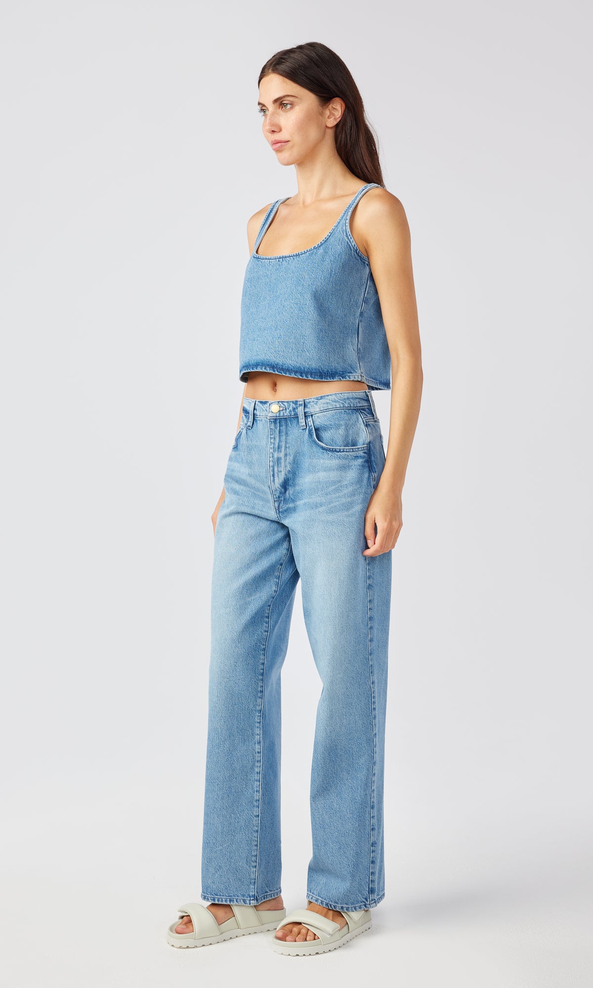 Ms. Harlow Denim Tank