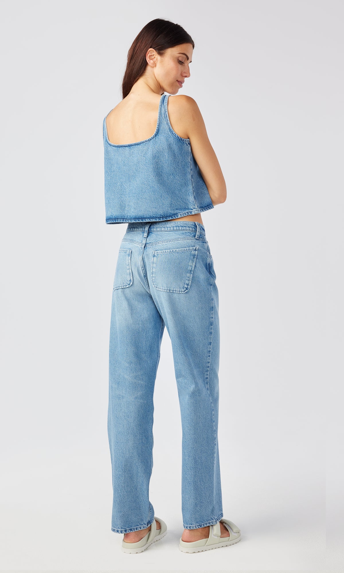 Ms. Harlow Denim Tank