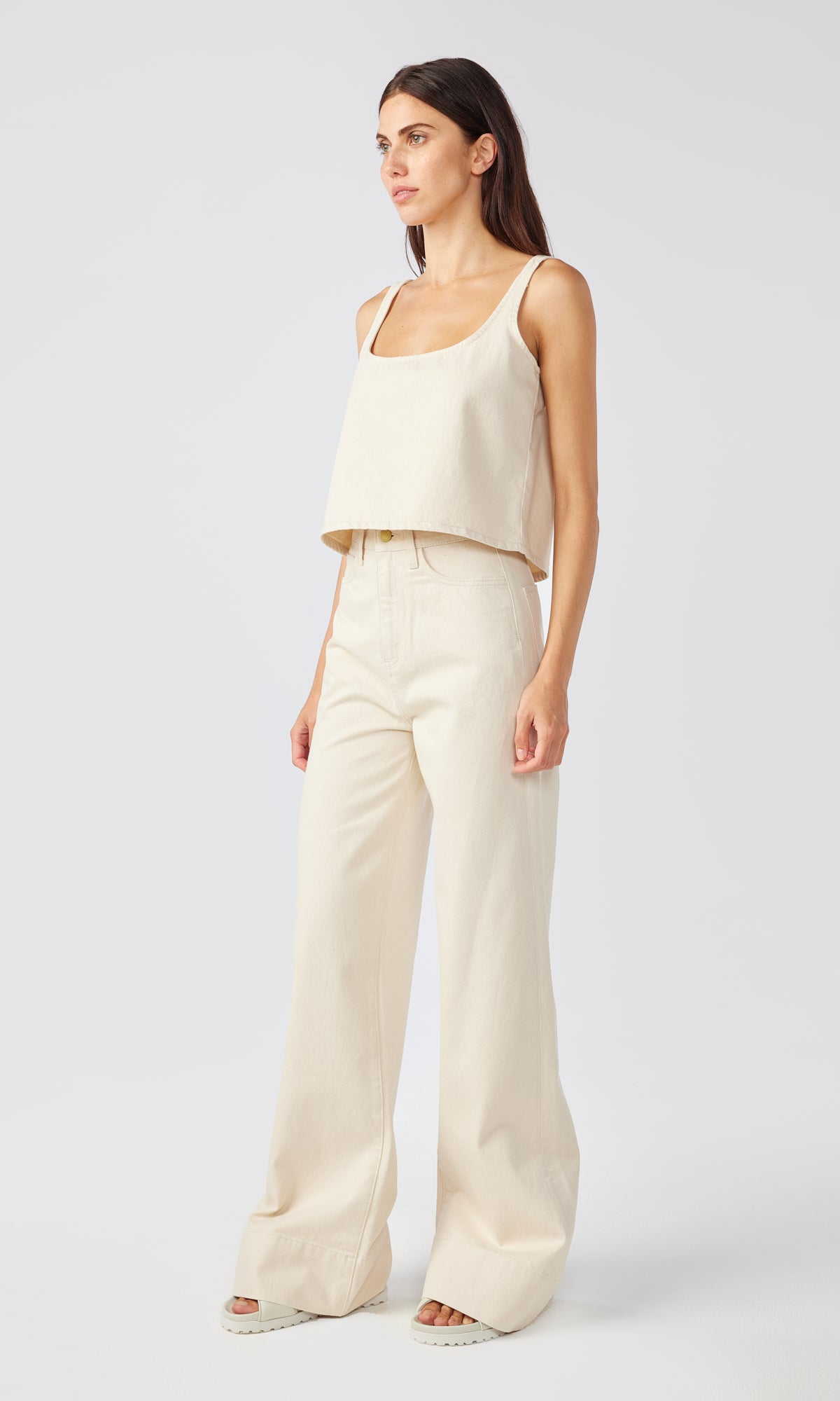 Ms. Harlow Denim Tank