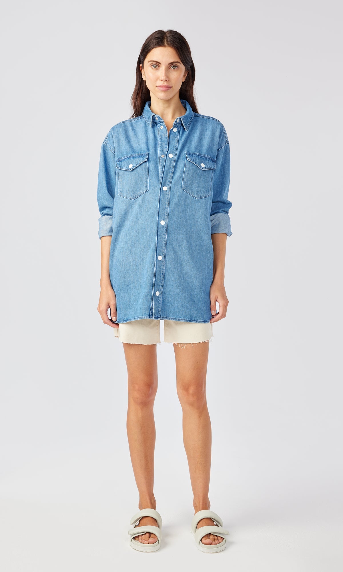 Ms. Charlotte Denim Shirt