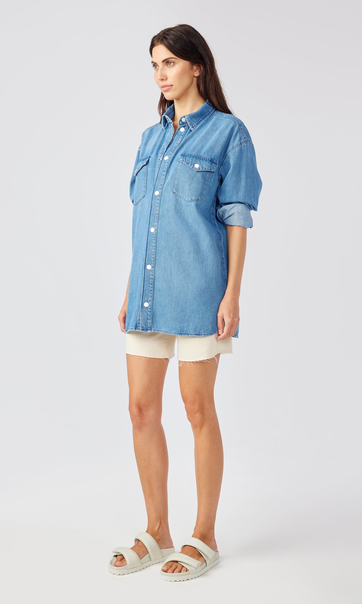 Ms. Charlotte Denim Shirt