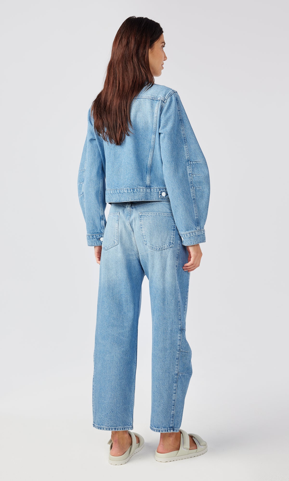 Ms. Walker Constructed Sleeve Trucker Jacket