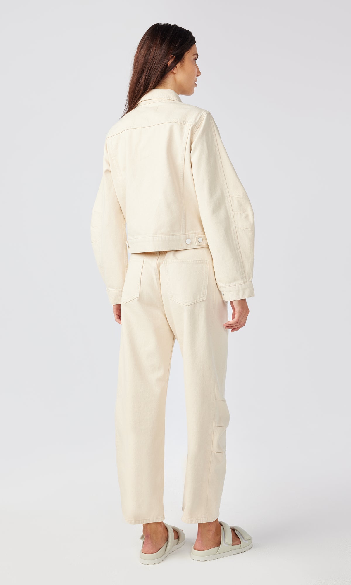 Ms. Walker Constructed Sleeve Trucker Jacket