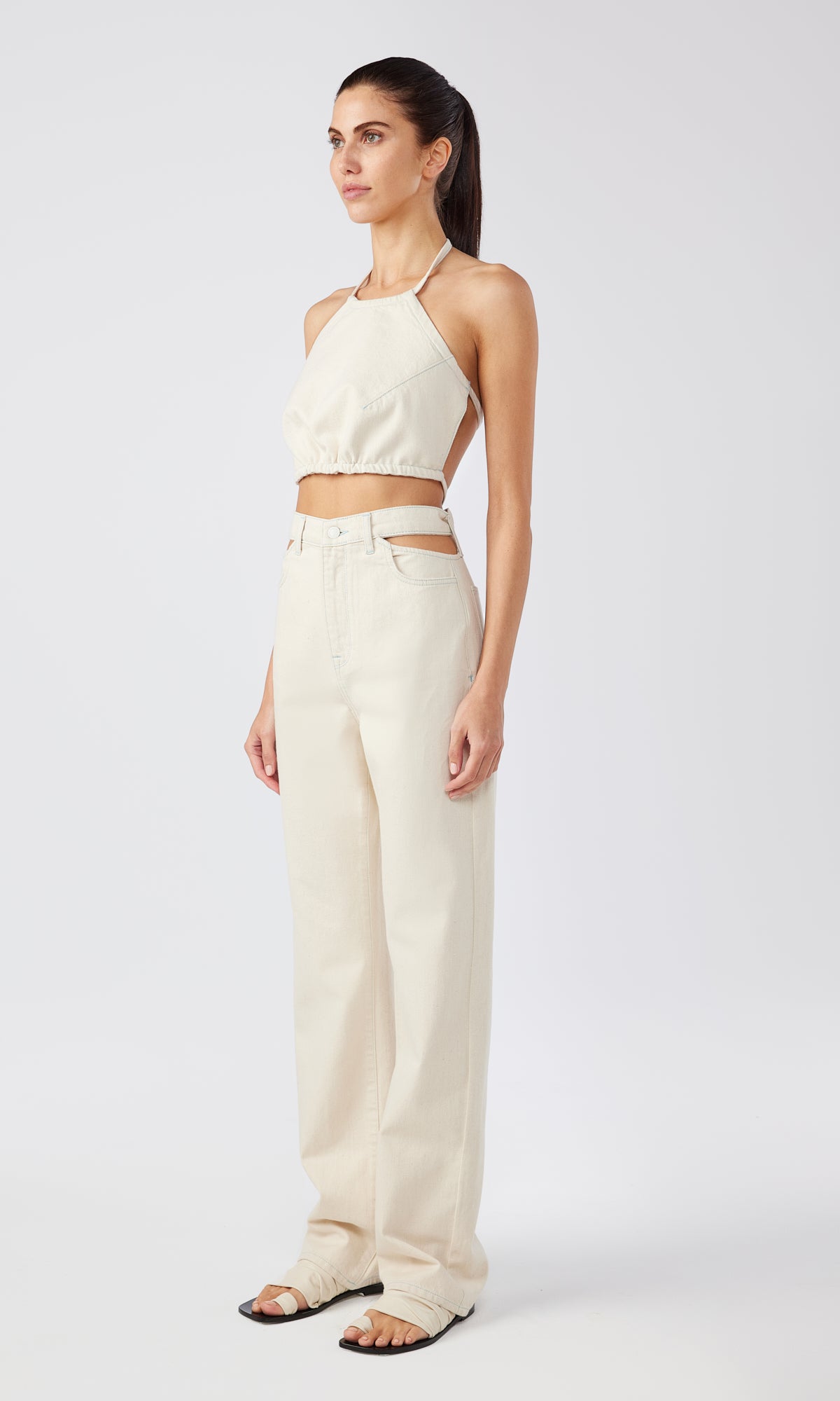 Ms. Armas Drawstring Halter Top