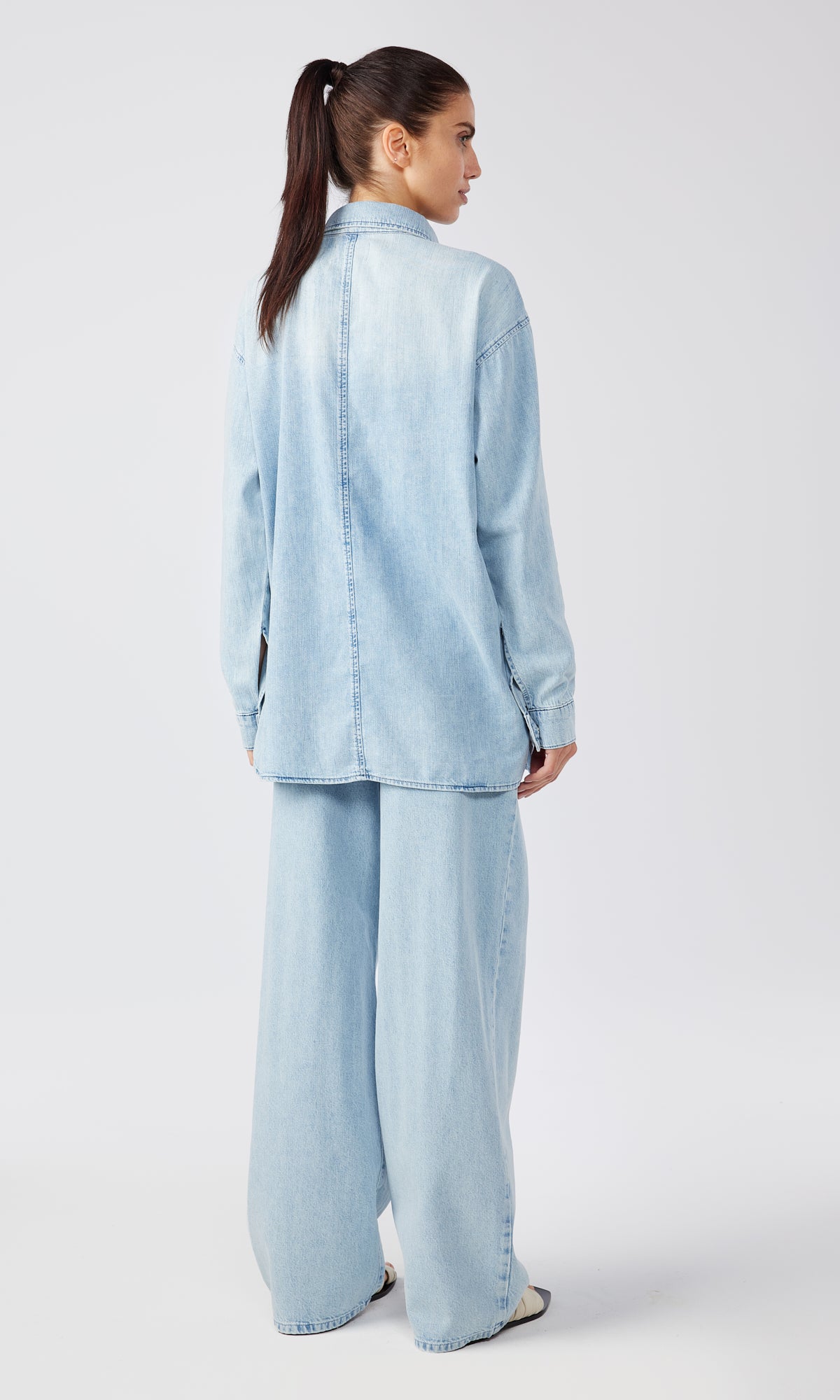 Ms. Charlotte Classic Denim Shirt