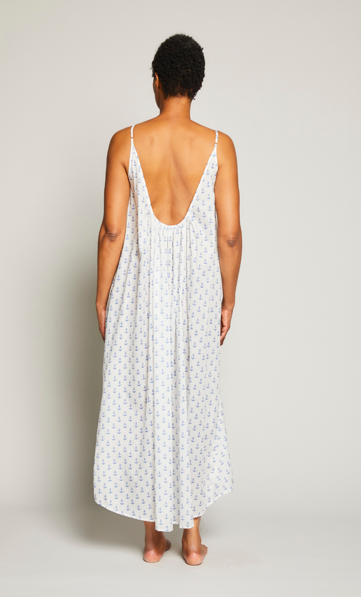 Anchors High Low Dress