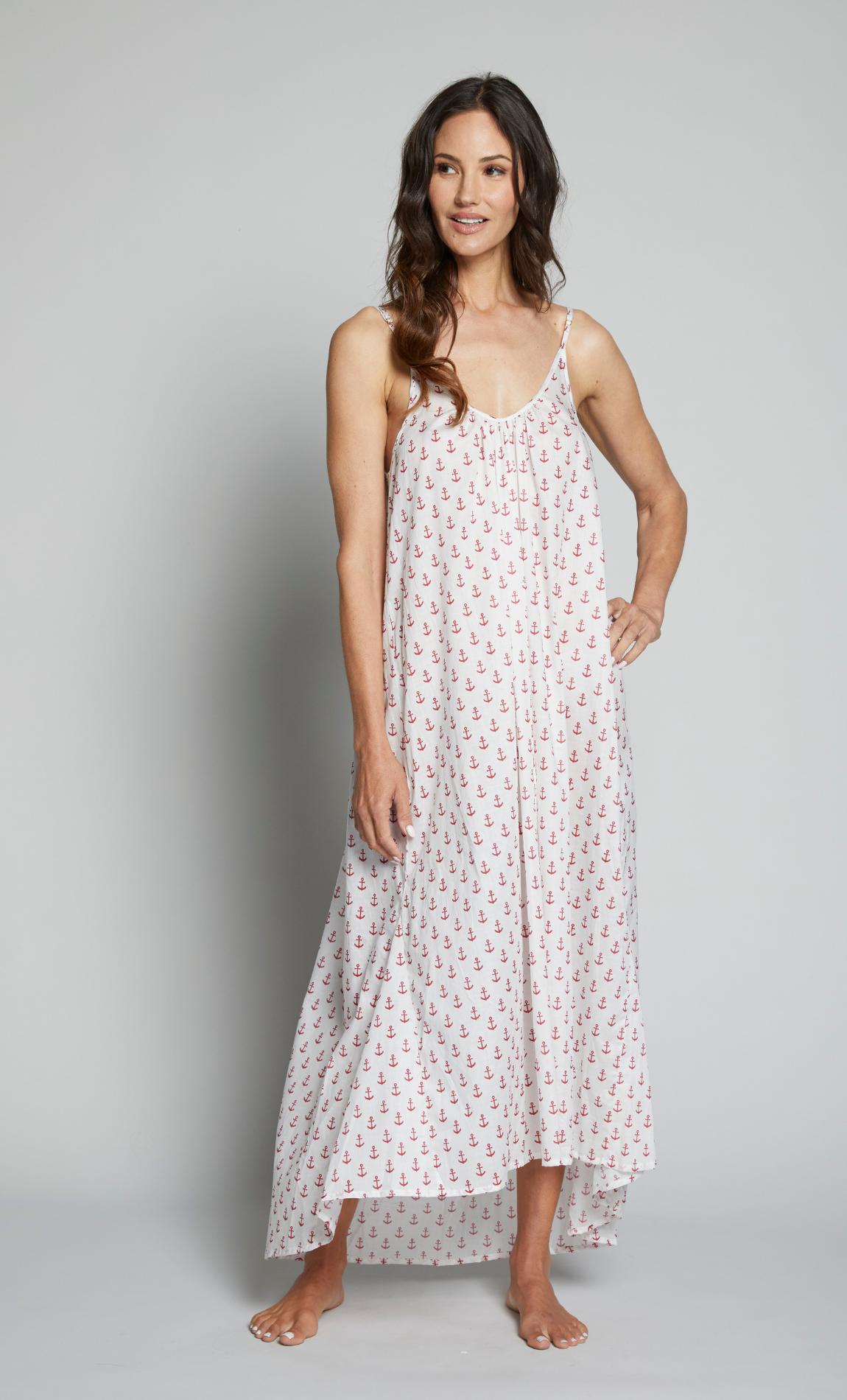 Anchors High Low Dress
