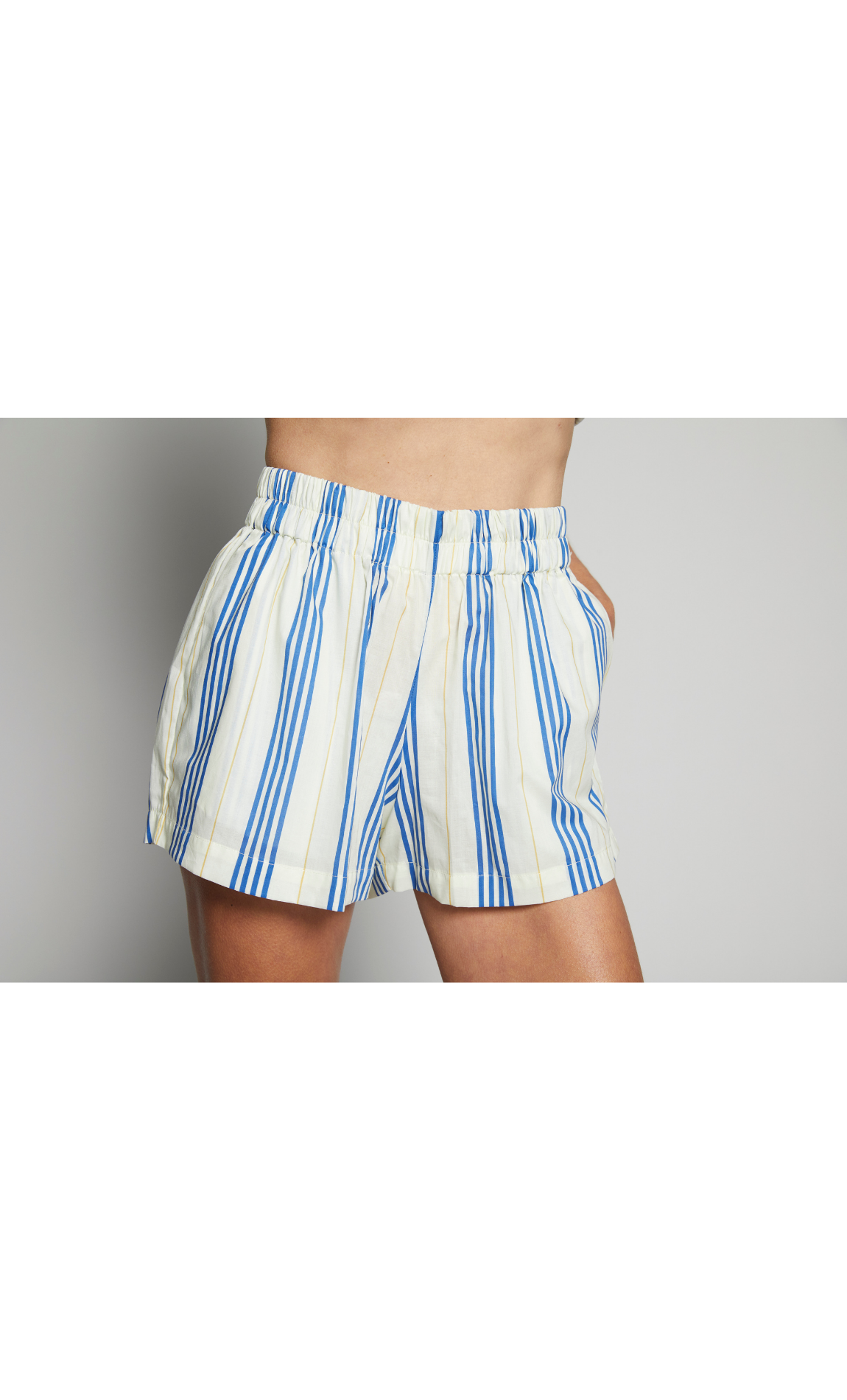 Striped Cotton Boxing Short