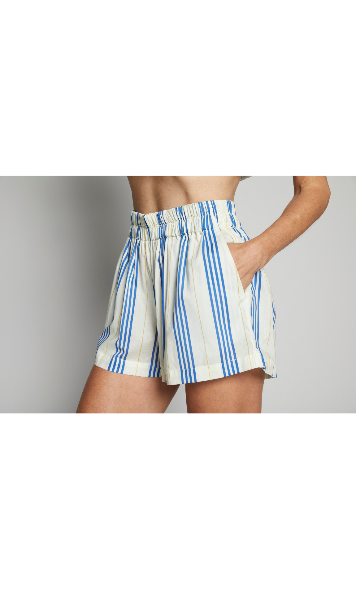 Striped Cotton Boxing Short