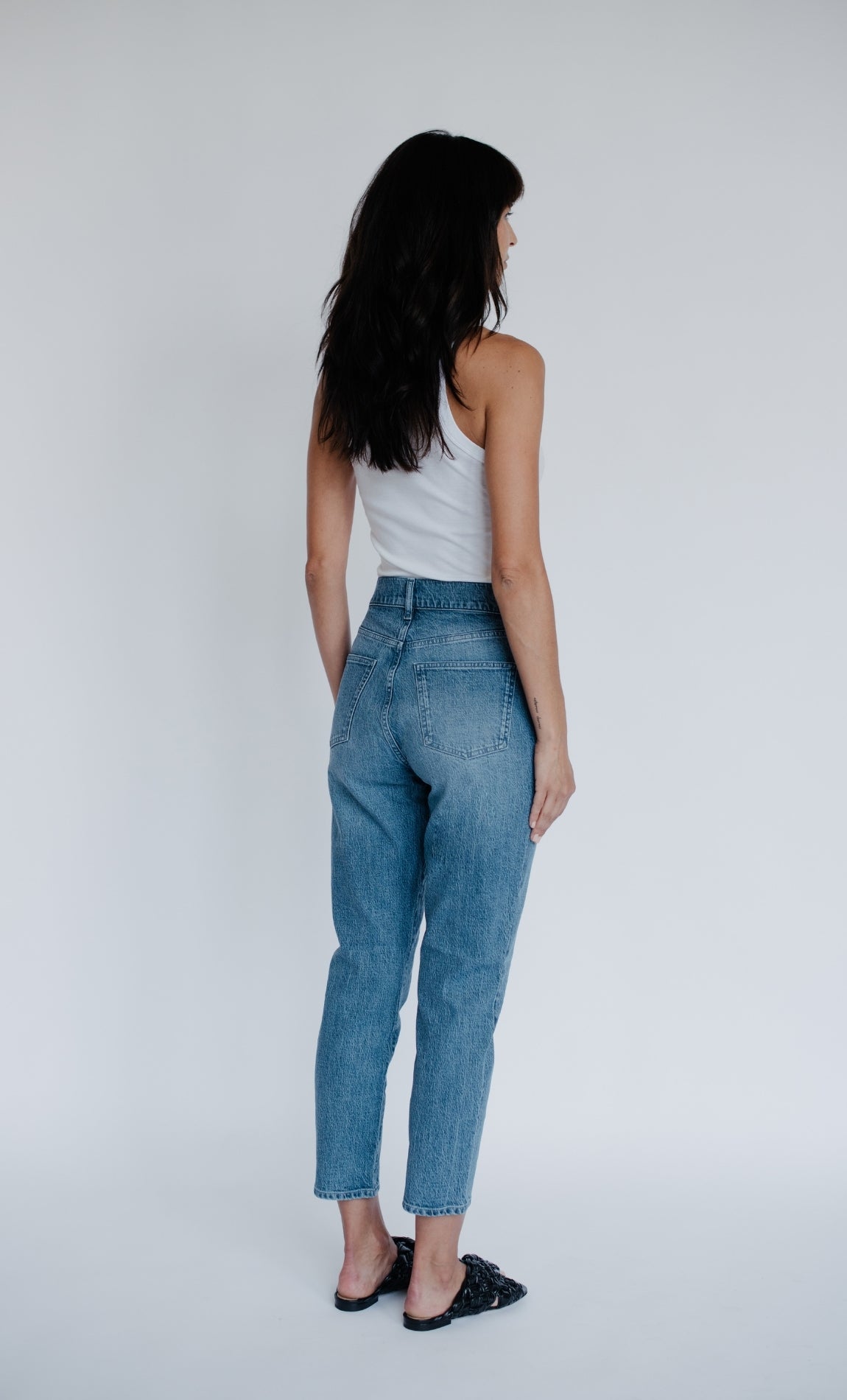 High Rise Relaxed Crop A Line