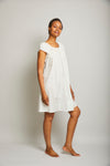 Knee Length Nightgown with Lace Front