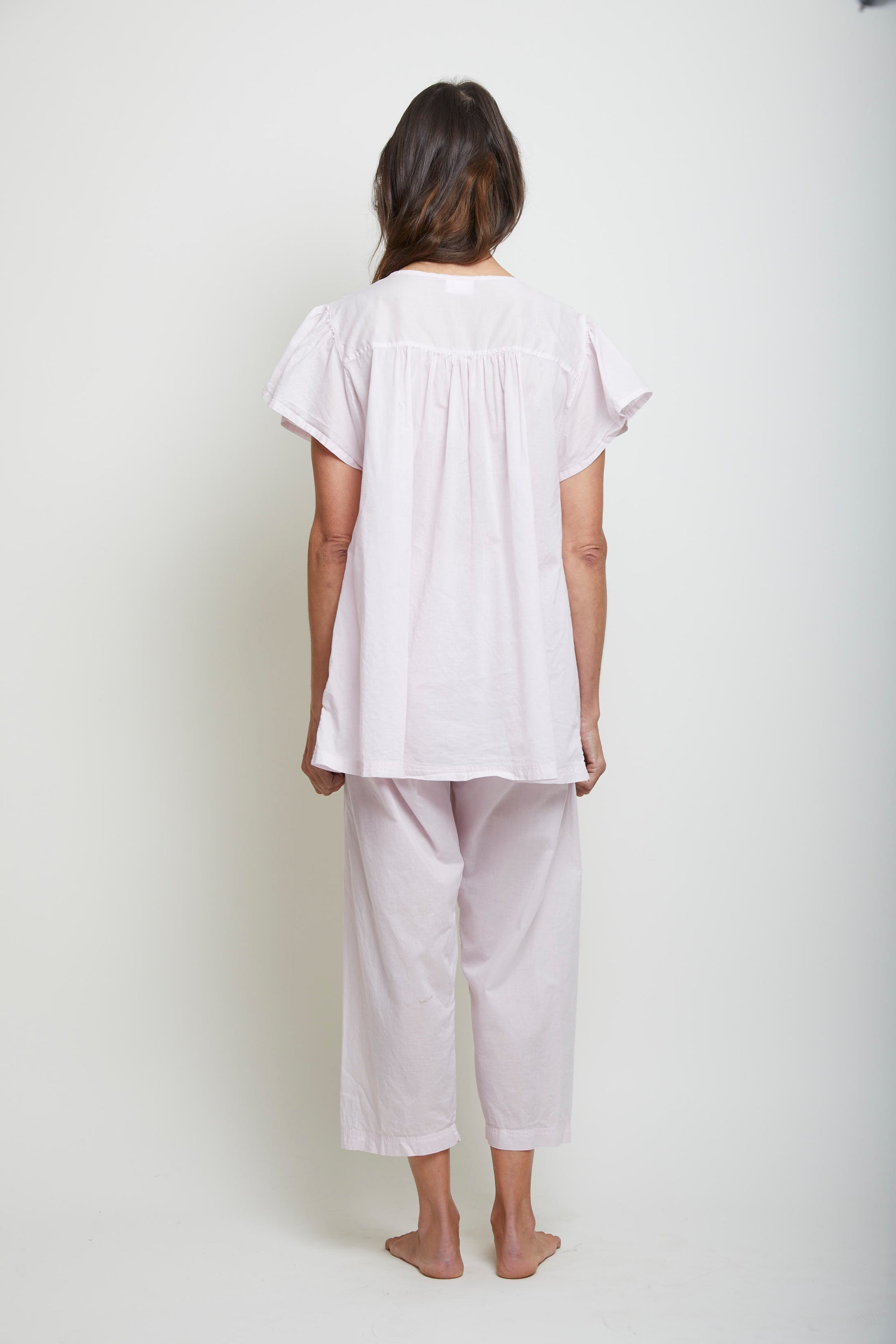 Gaby Short Sleeve Cropped Pant Pajama Set