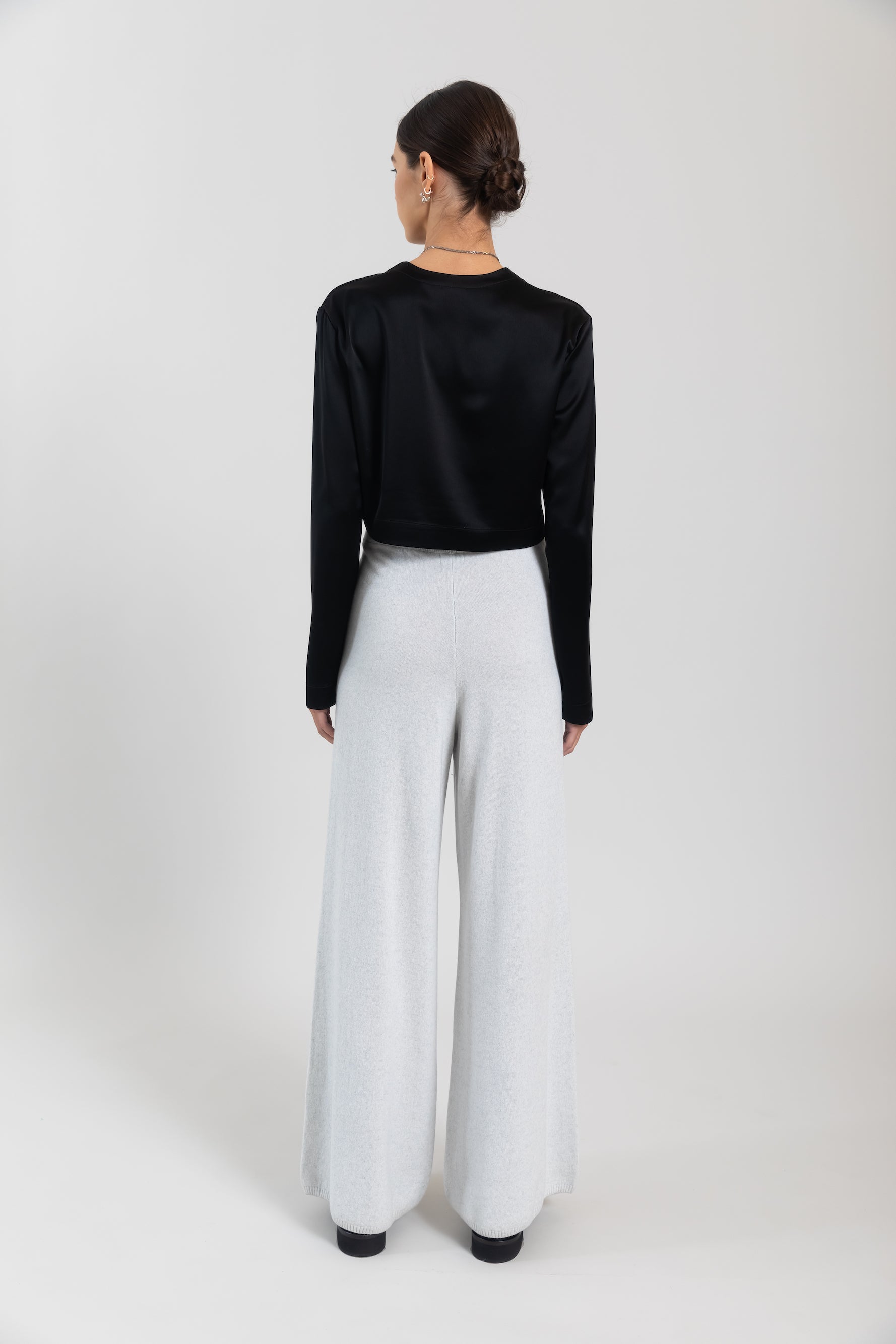 Barb Crop Tie Cardigan