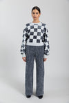 Zoe Printed Crewneck