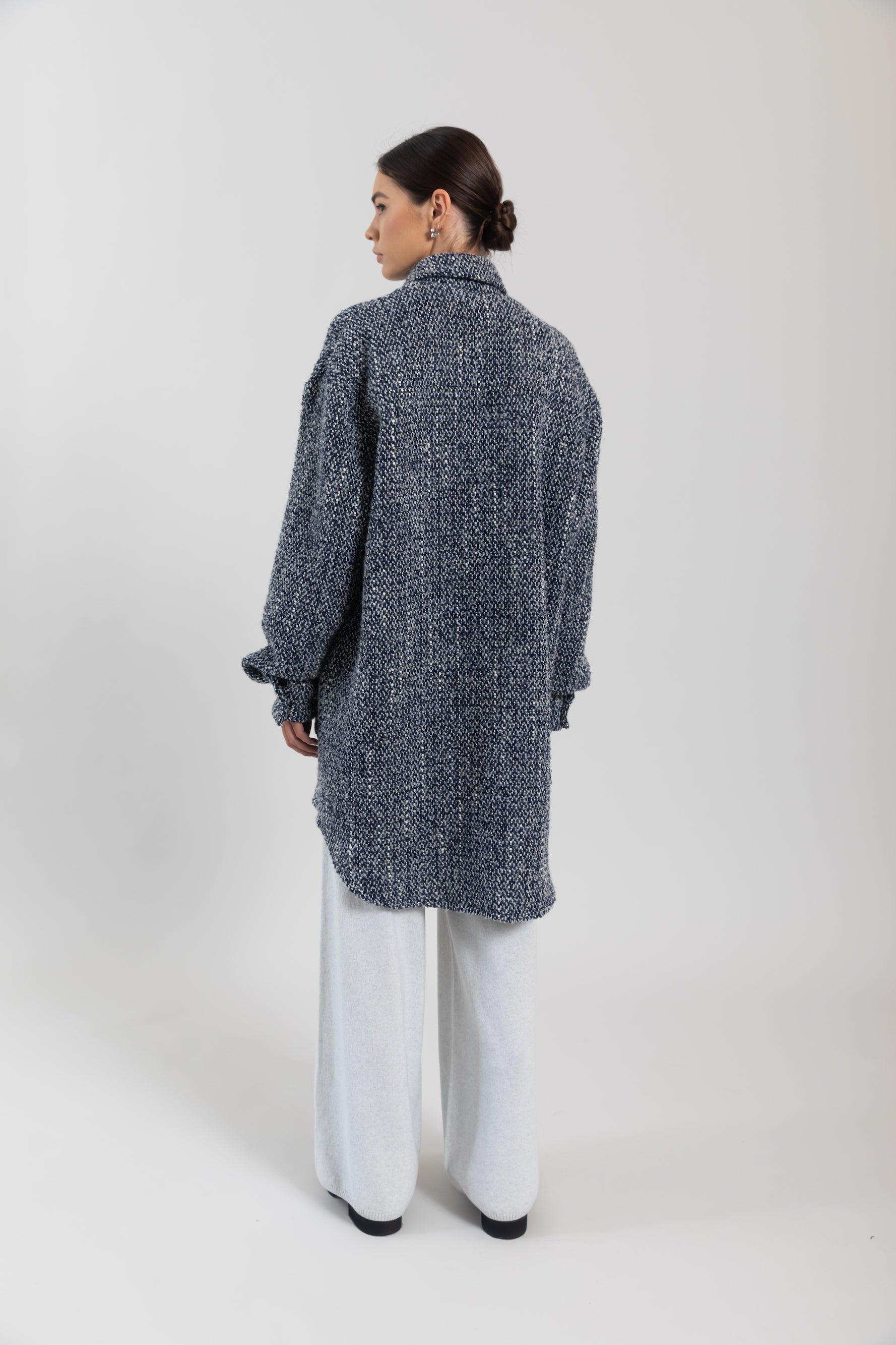 Cate Oversized Button Down with Pocket