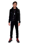 Stretch Suede Skinny Pant