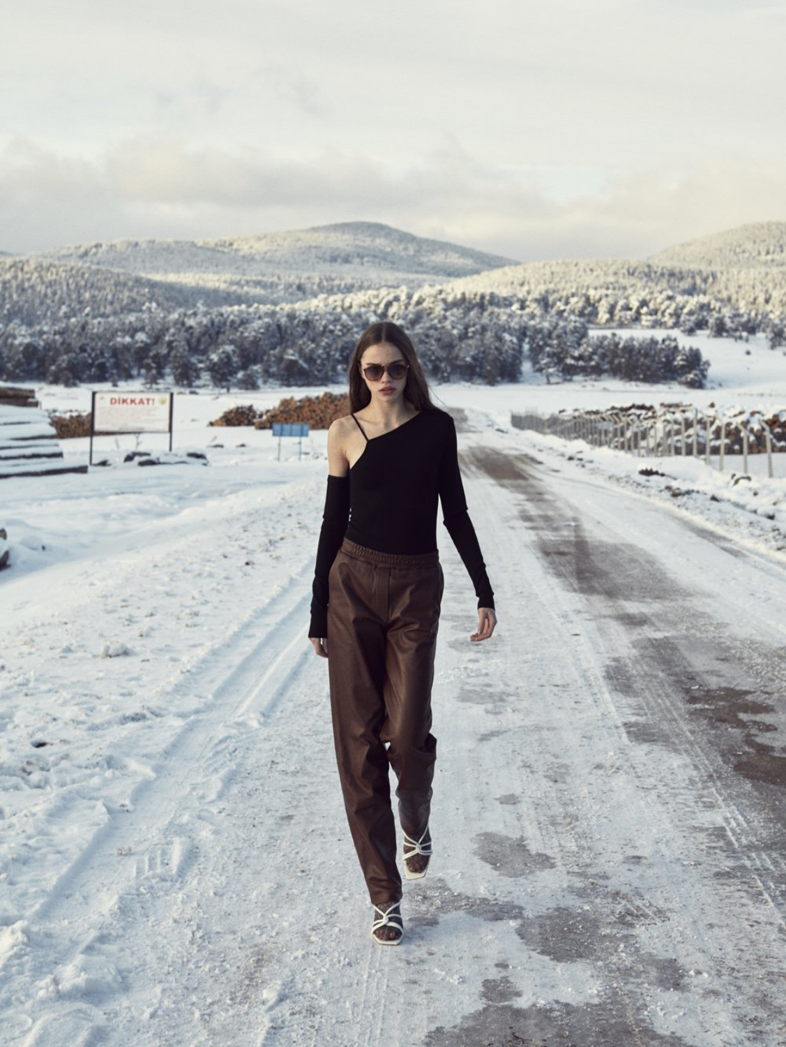 Leather Jogger Pants