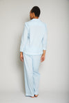 Cotton Pajama Set with Lace Detail