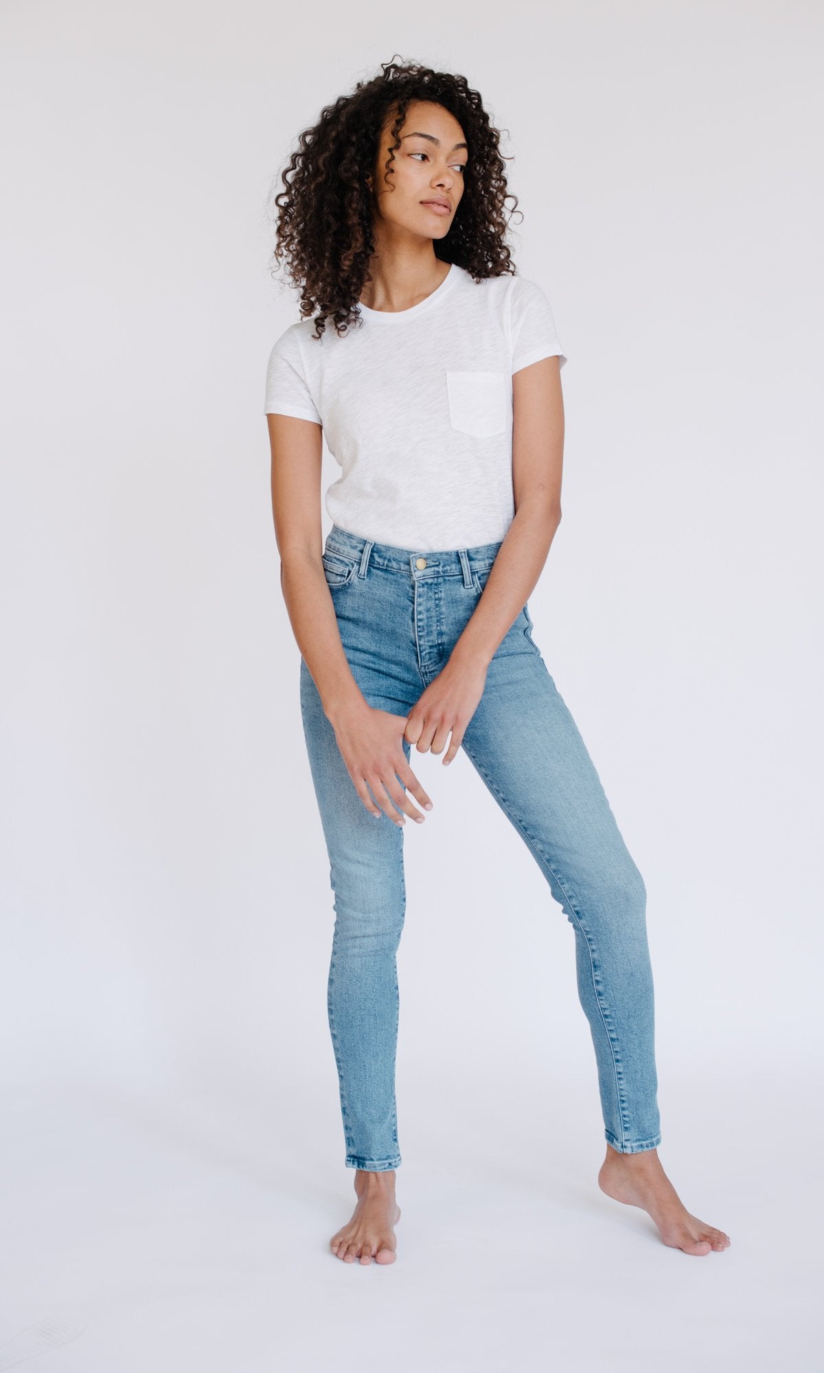 Plastic Free Skinny - Light Indigo