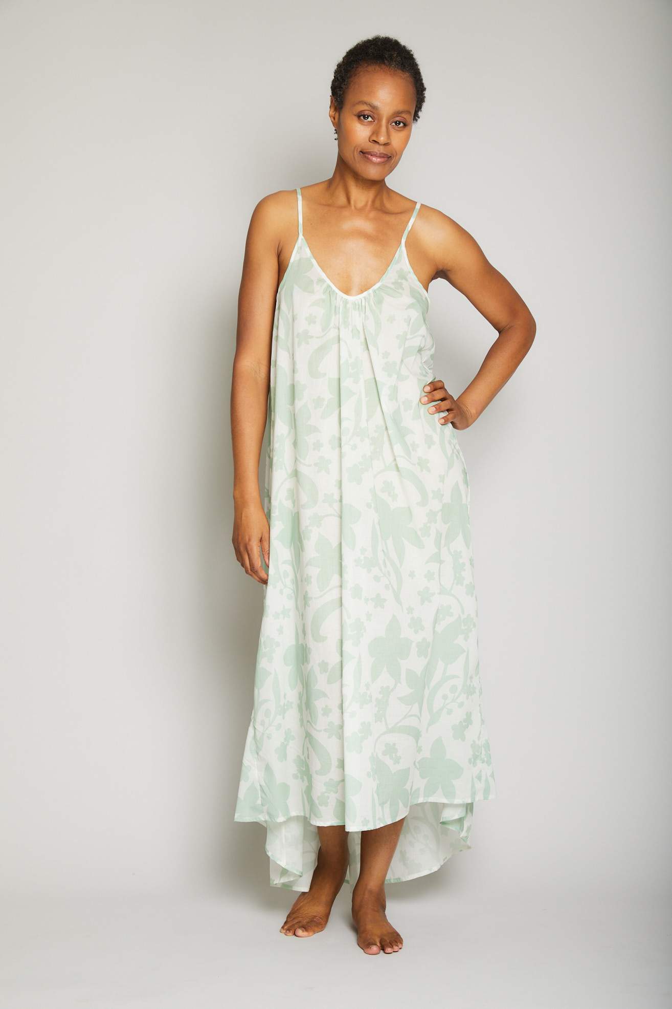 Hawaiian High Low Dress