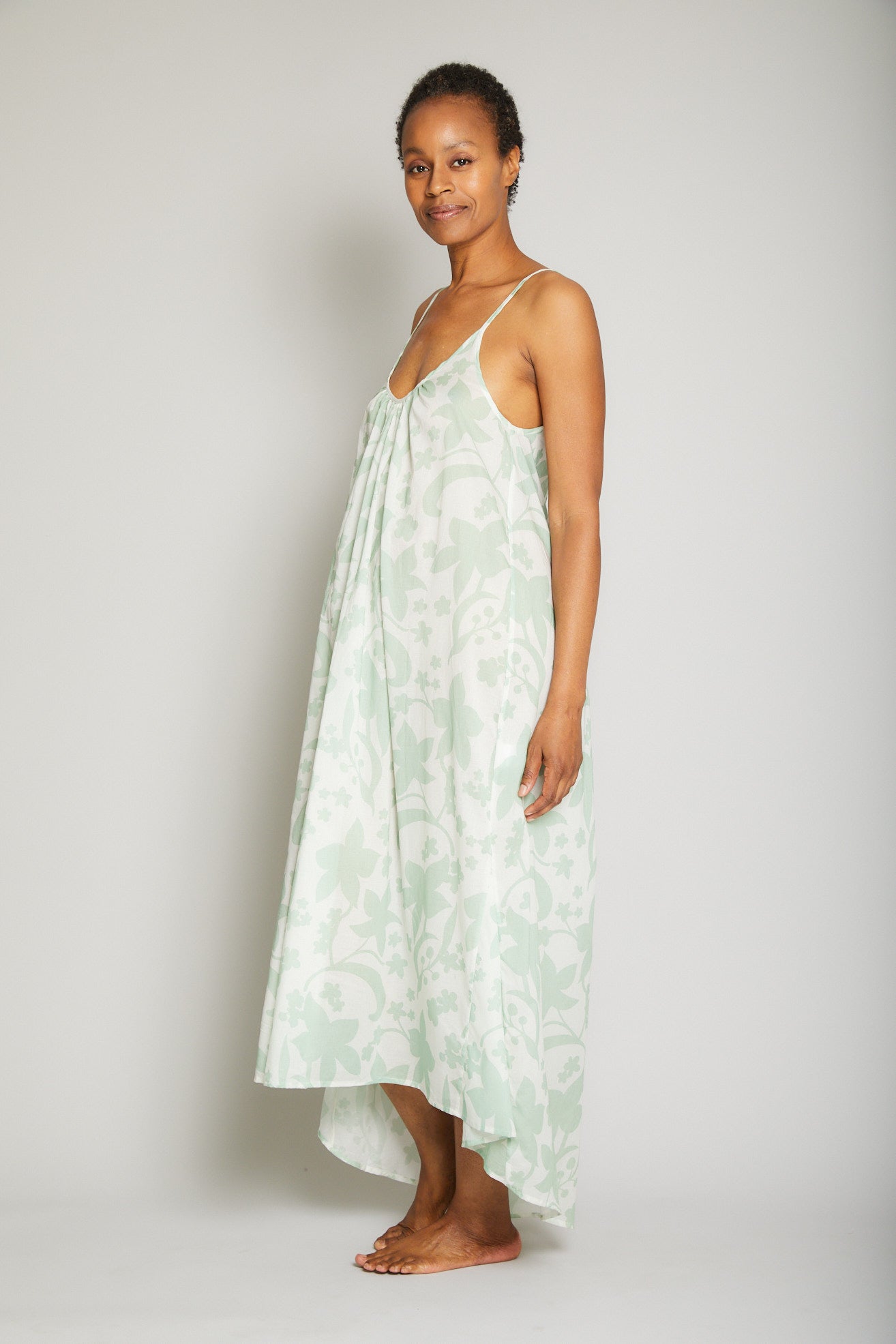 Hawaiian High Low Dress