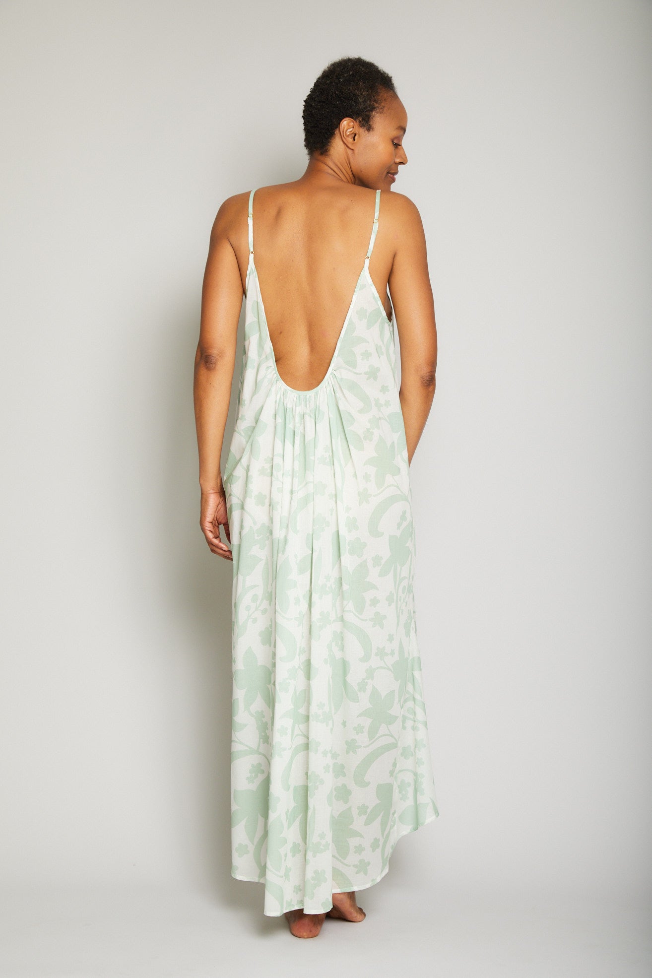 Hawaiian High Low Dress