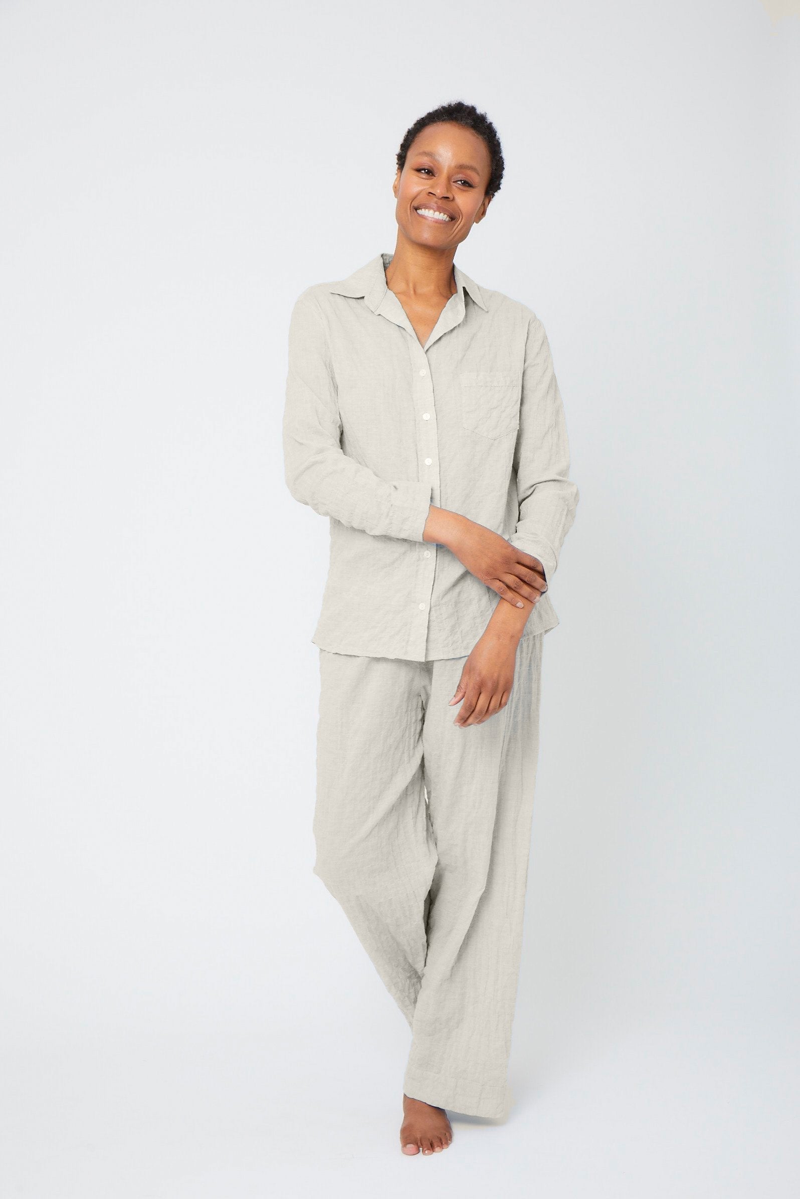 Organic Japanese Cotton Long Pajama Set
