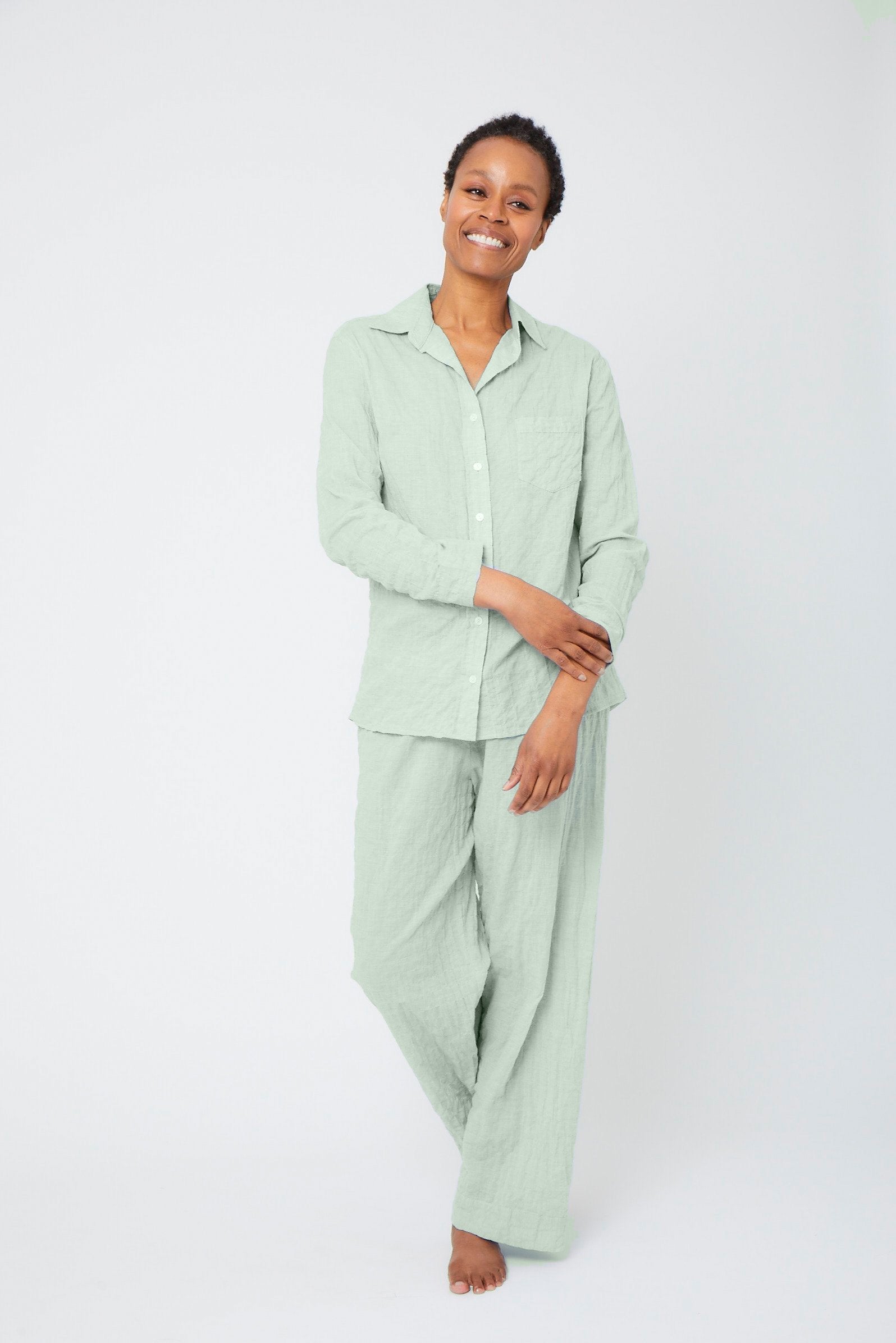 Organic Japanese Cotton Long Pajama Set
