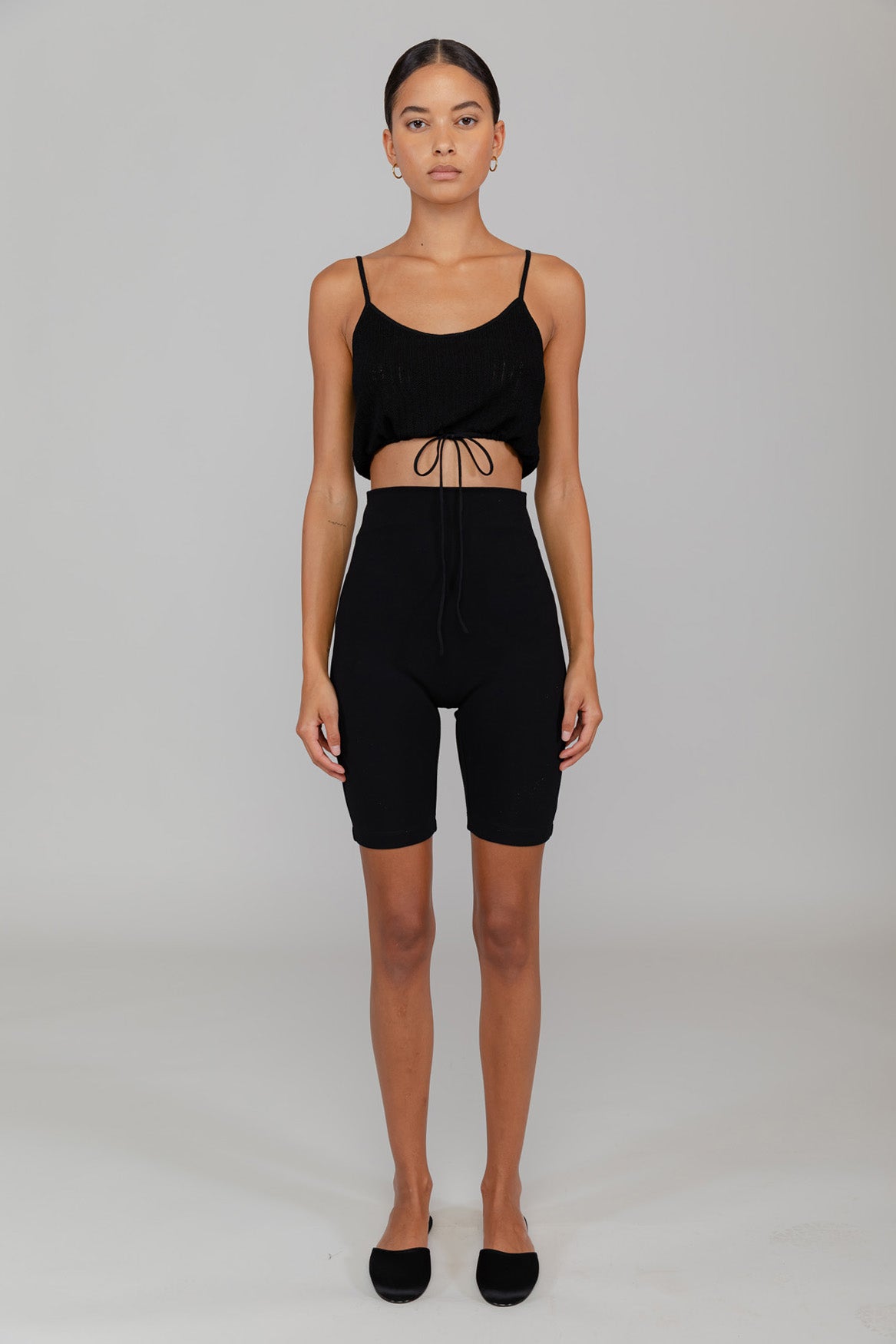 Jasmine Pointelle Drawstring Tank