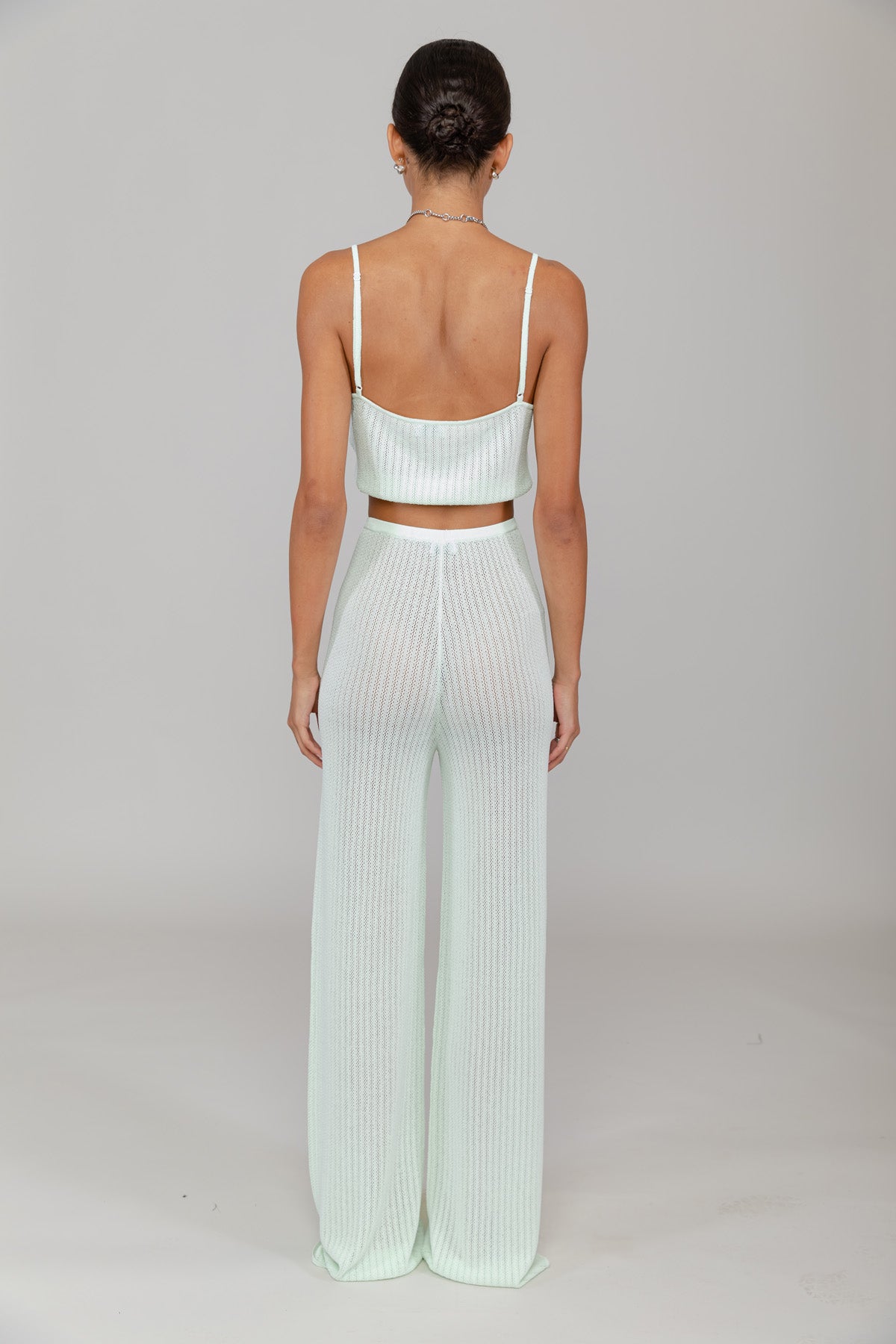 Jasmine Pointelle Drawstring Tank