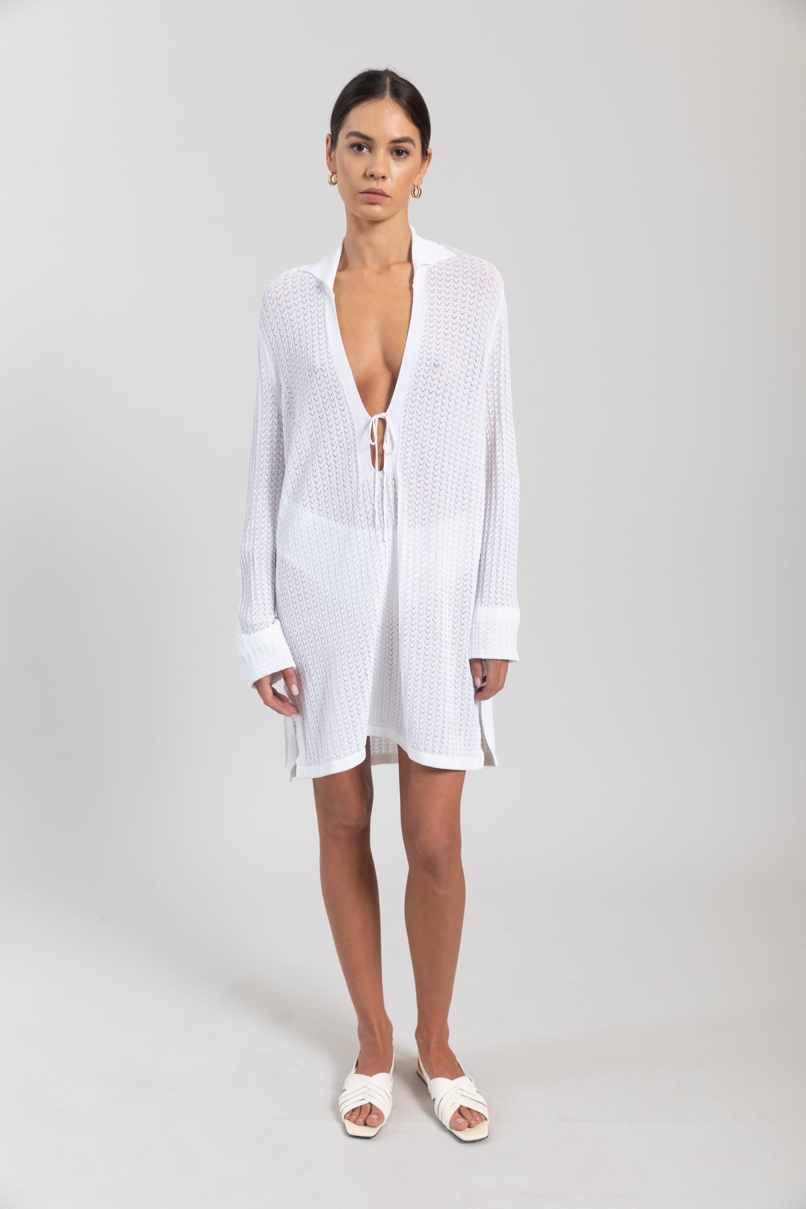 Jasmine Pointelle Tunic