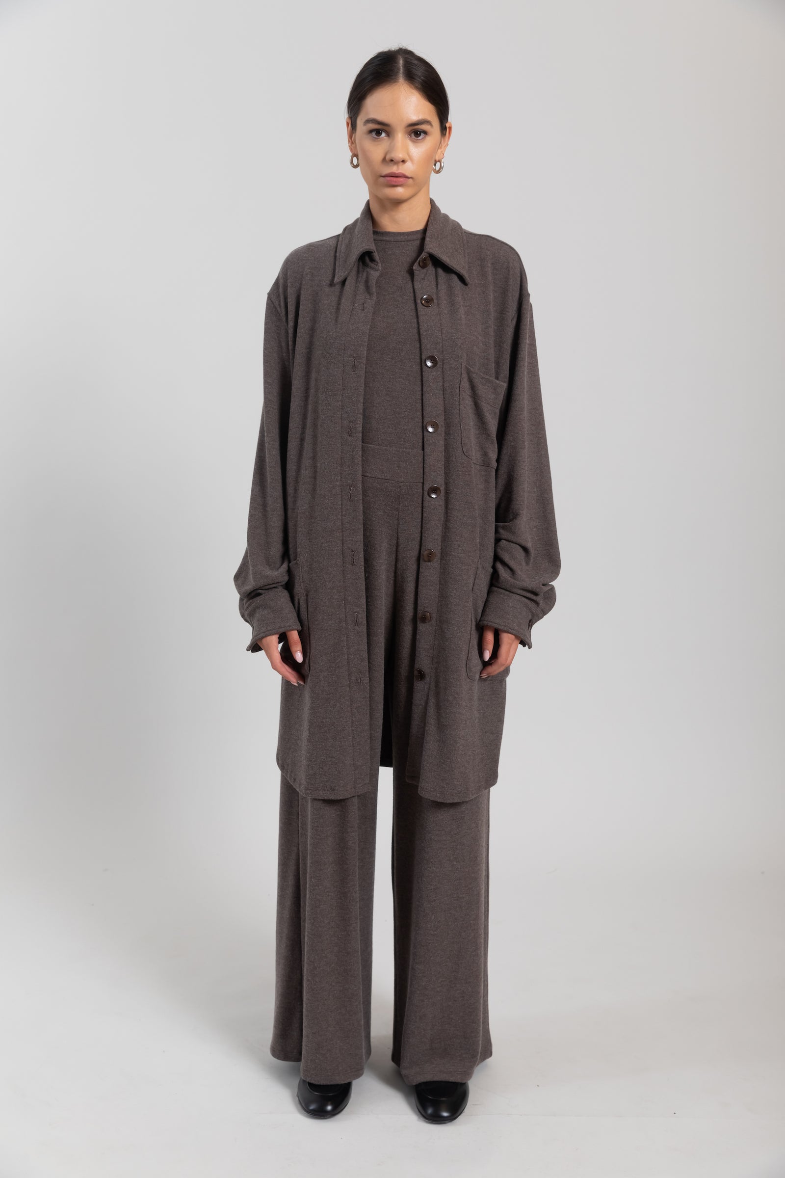 Lauren Oversized Button Down with Pocket