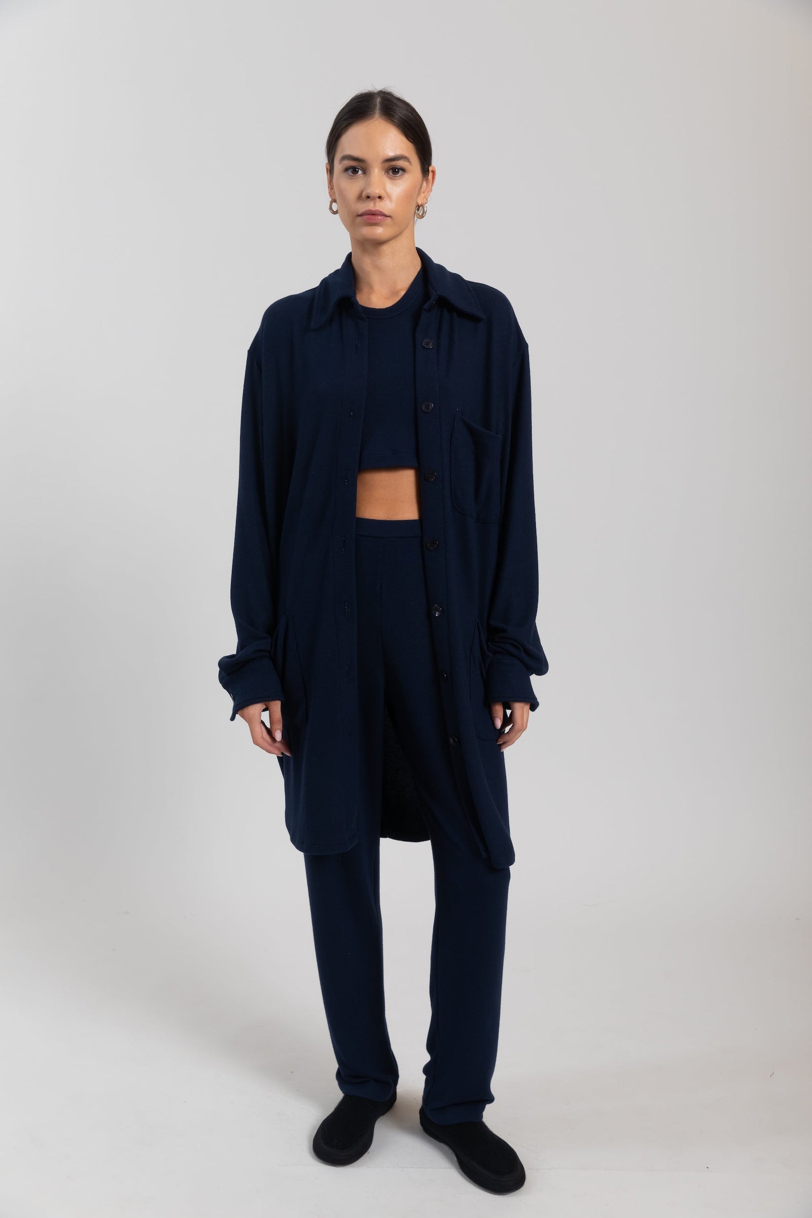 Lauren Oversized Button Down with Pocket