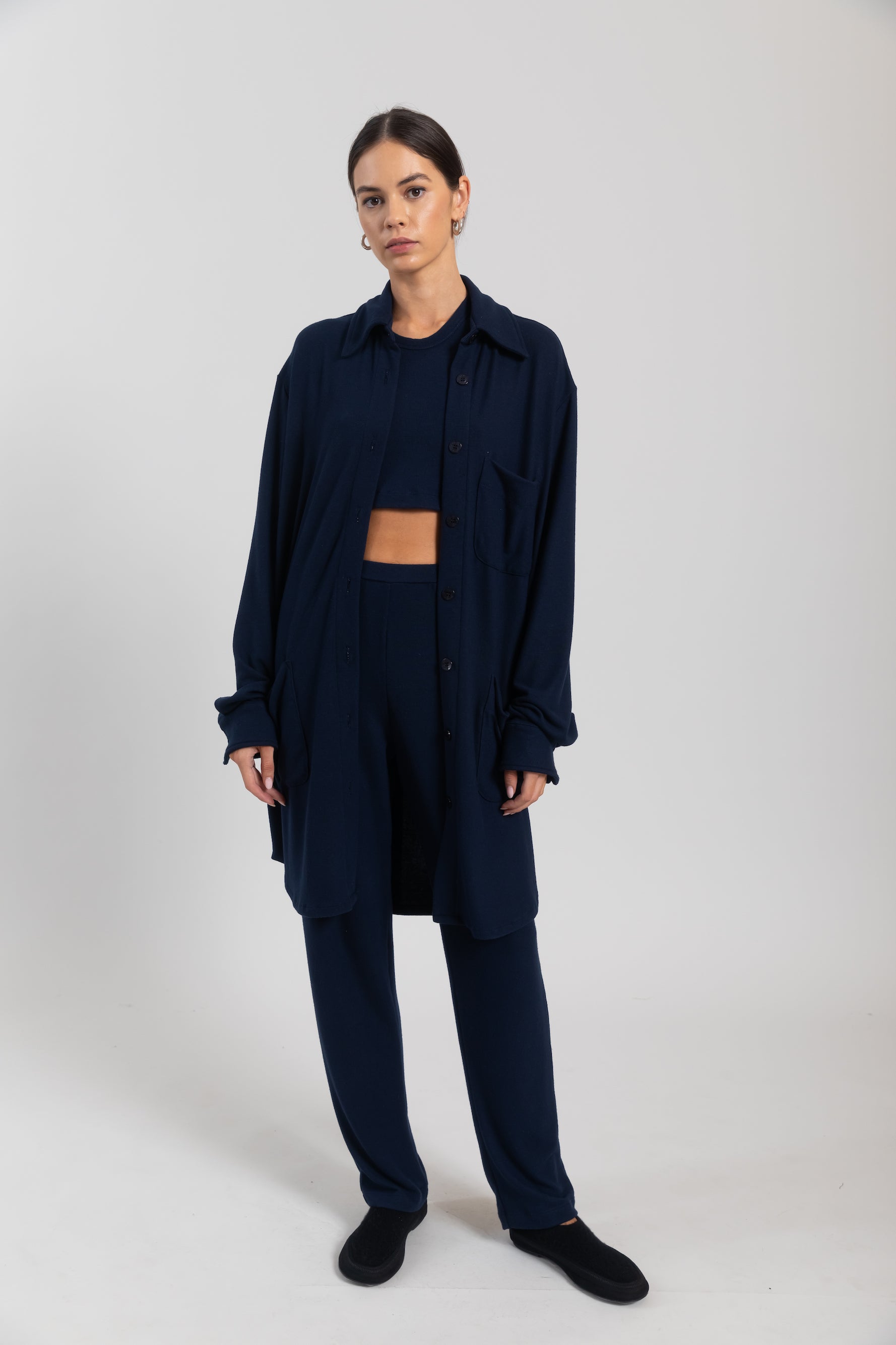 Lauren Oversized Button Down with Pocket