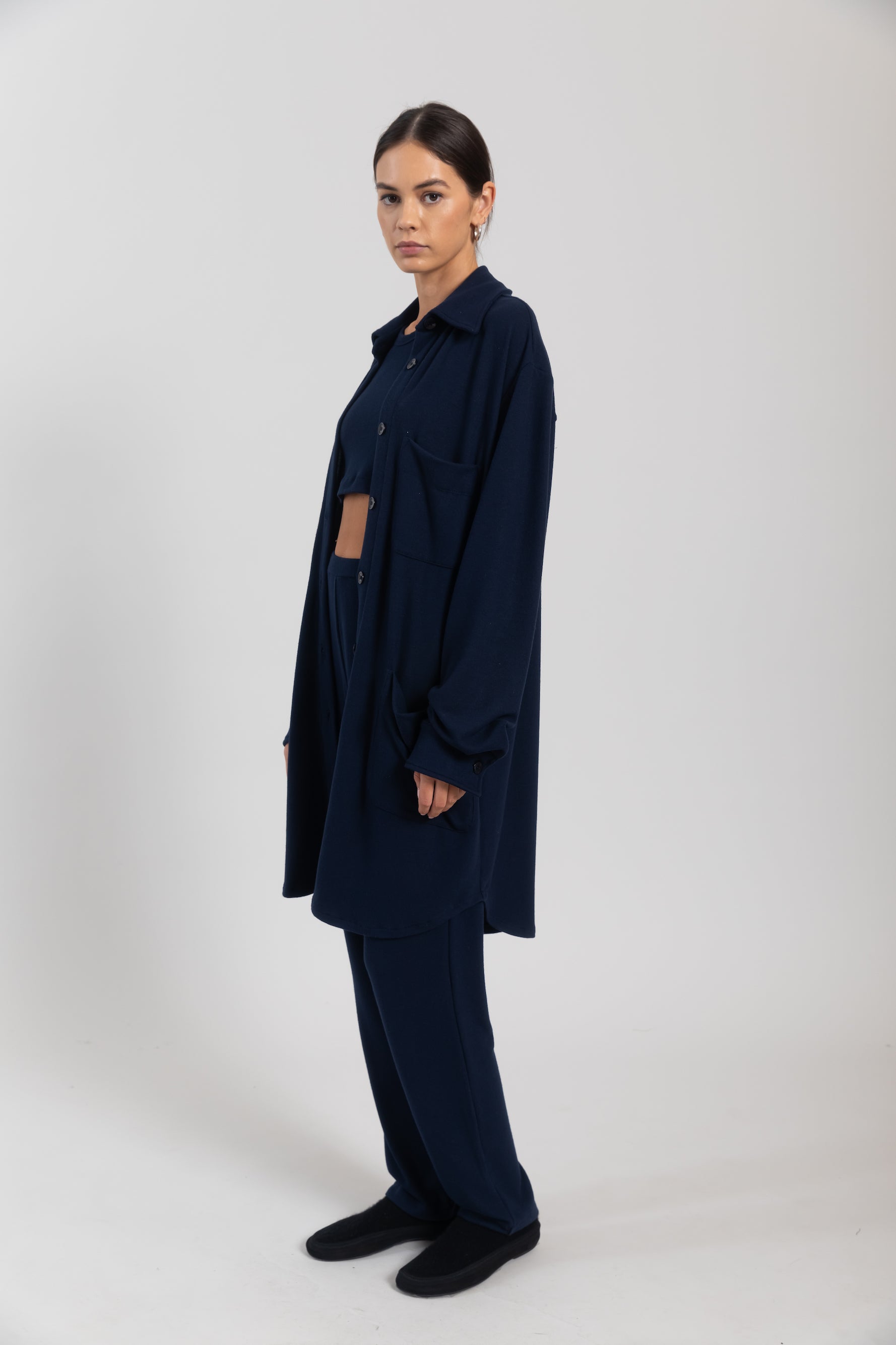 Lauren Oversized Button Down with Pocket