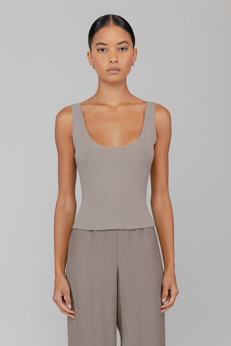 Lauren Scoop Neck Tank