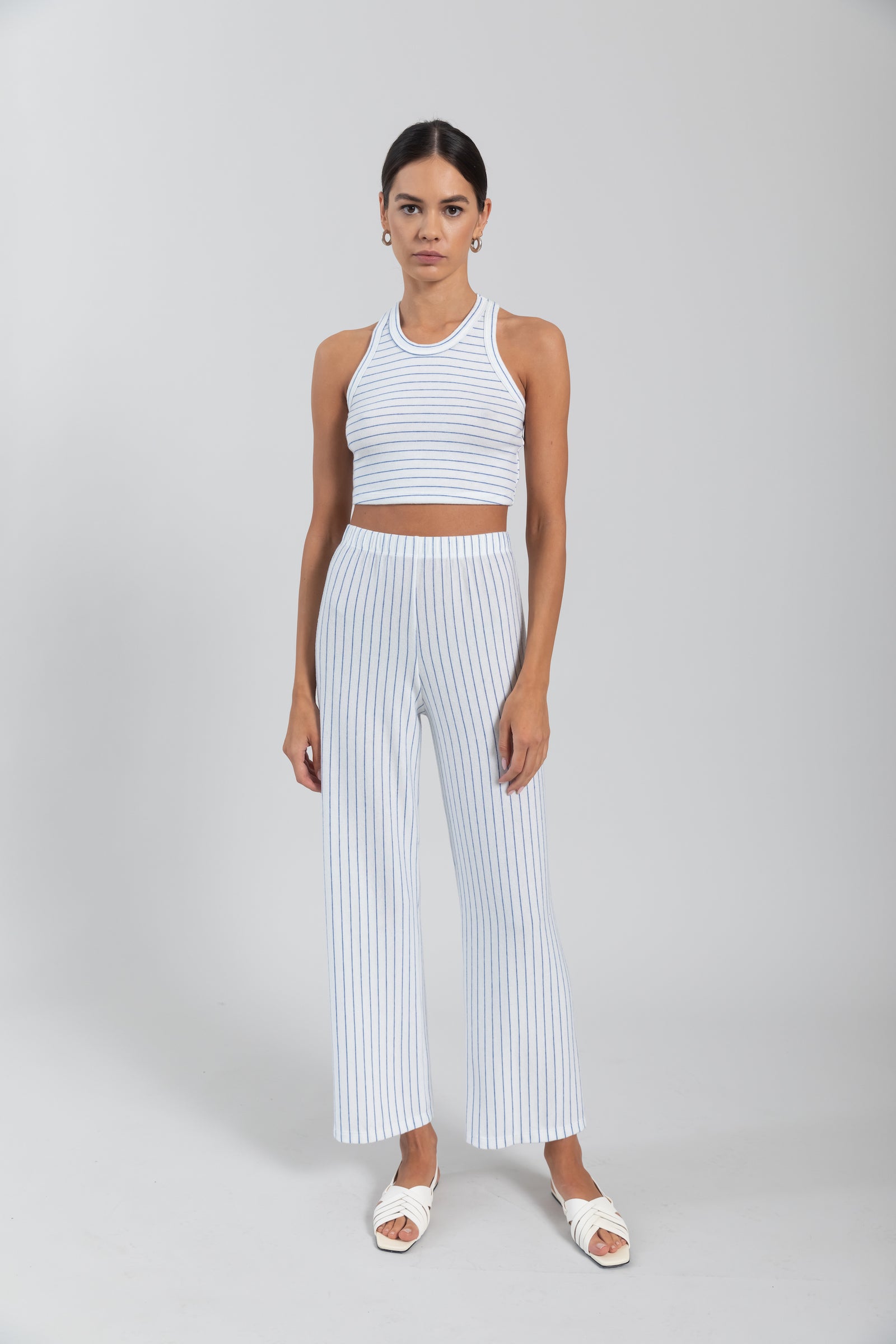 Lauren Stripe Burnout Pant