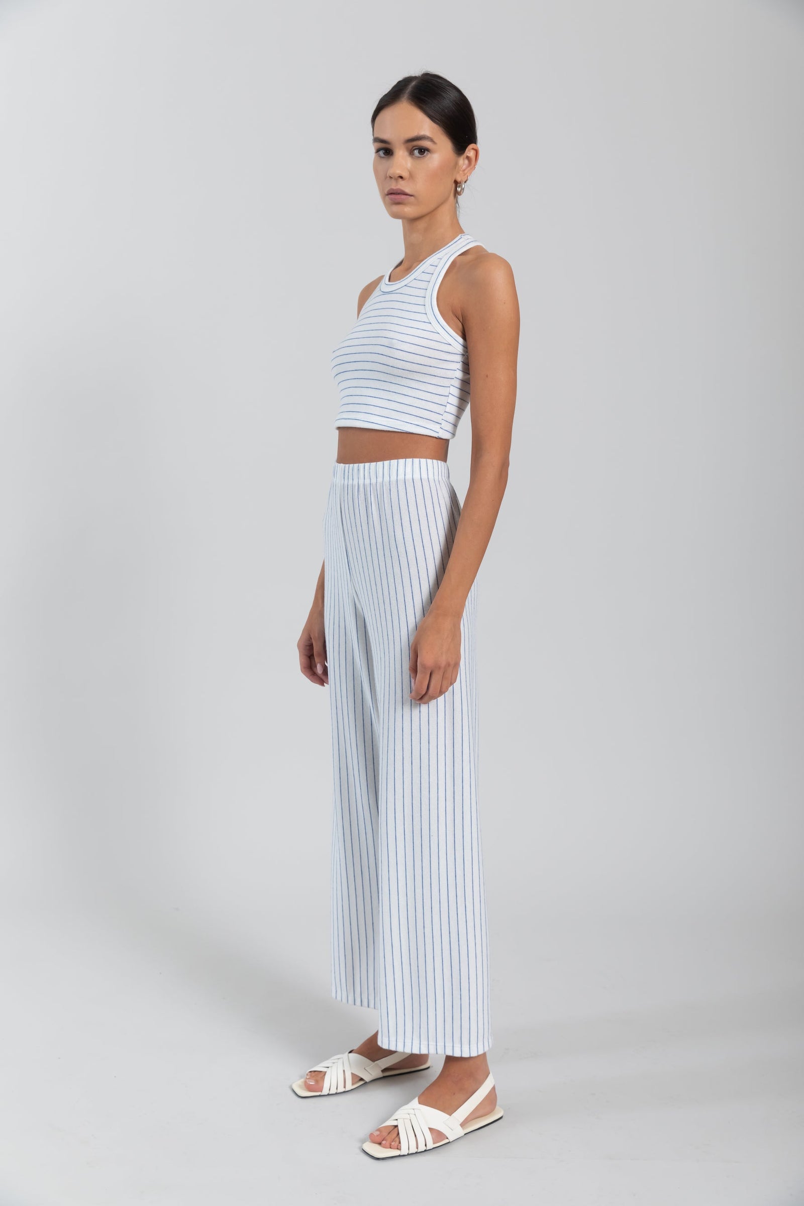 Lauren Stripe Burnout Pant