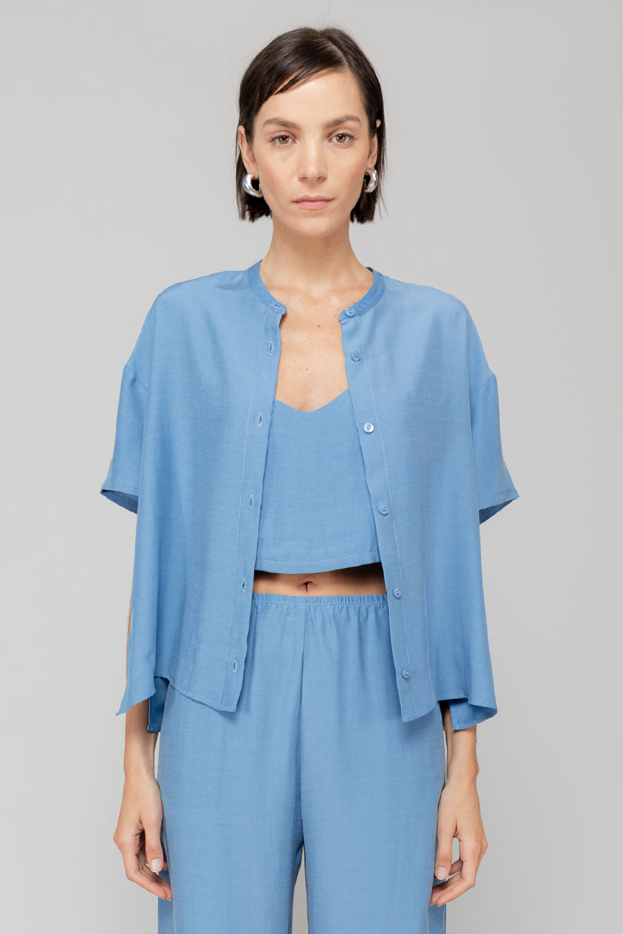 Kim Short Sleeve Button Down